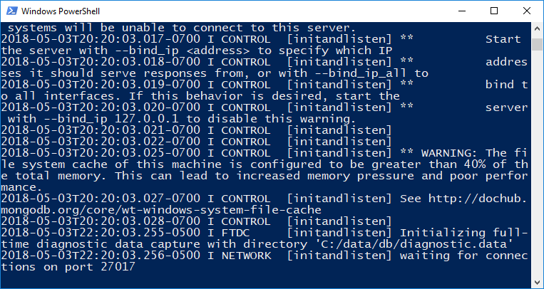 Instalador-MongoDB-open-11-mongod-waiting-conecctions