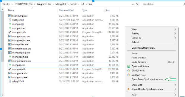 Instalador-MongoDB-open-9-command-promt